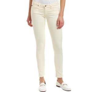AG The Stilt cream corduroy cigarette pants Size 27R